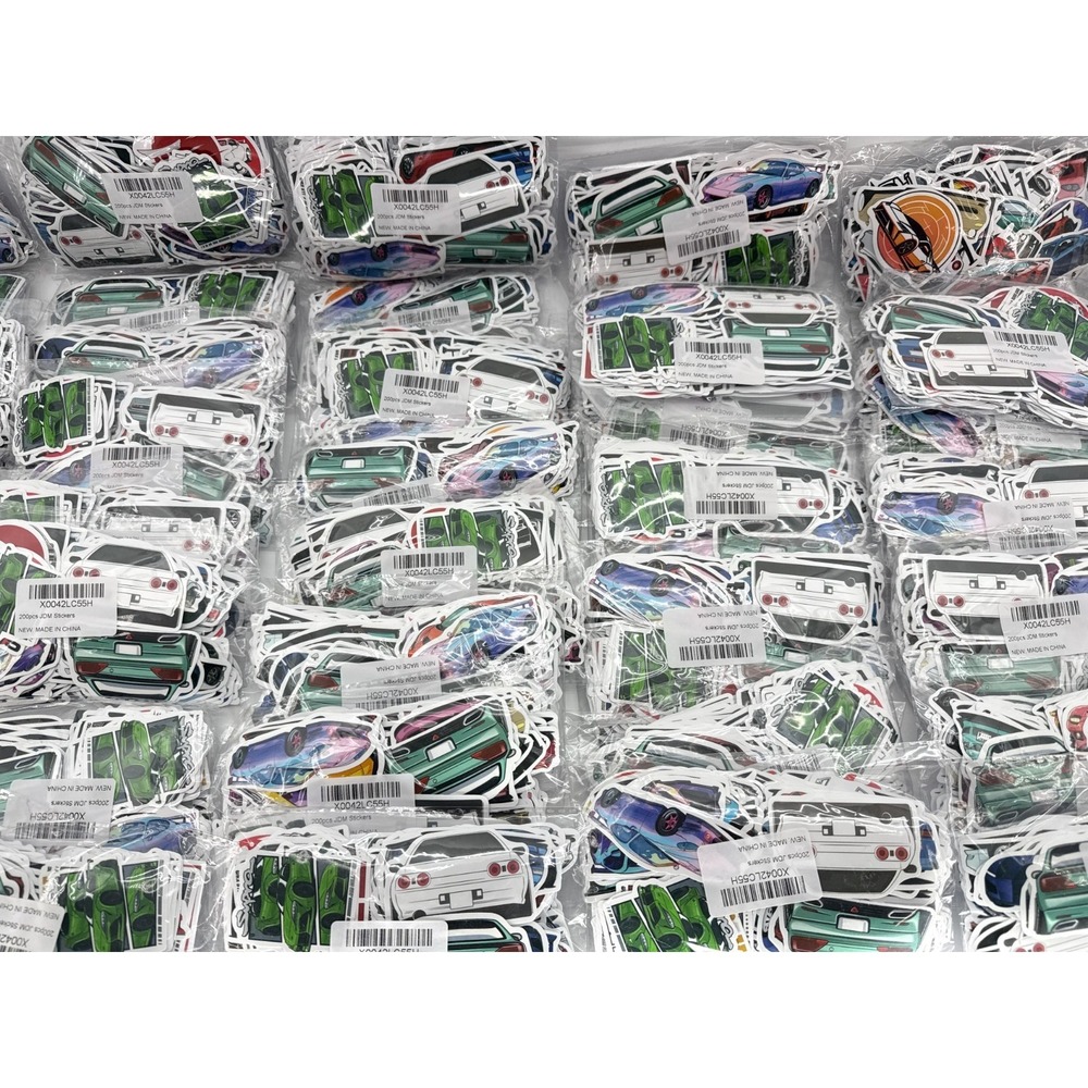 JDM Stickers Wholesale Lot 40 Packs x200pcs GTR Supra RX7 Skyline Vinyl Decal - Picture 6 of 7